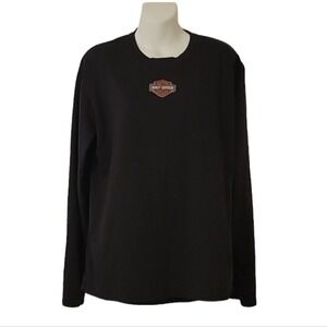 Harley Davidson long sleeve black shirt Women's size M